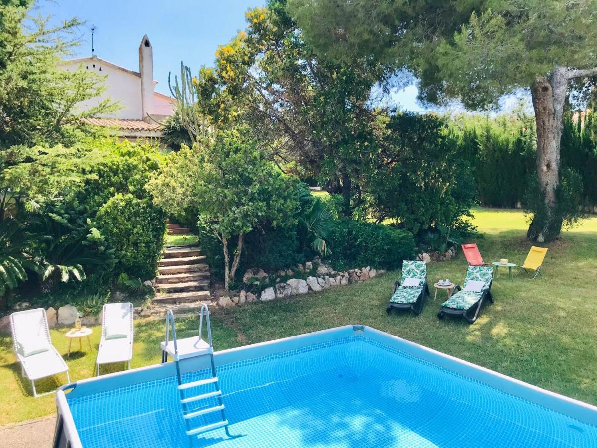Casa mediterránea con gran jardín y piscina a 500 m de la playa Roda de Bará Exterior foto